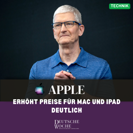 Apple erhöht Preise für Mac und iPad deutlich – KI-Boom treibt Kosten für Speicherchips weltweit Apple erhöht Preise für Mac und iPad deutlich – KI-Boom treibt Kosten für Speicherchips weltweit