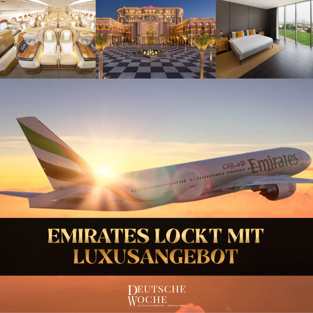 Emirates lockt mit Luxusangebot: Kostenlose Hotelnächte in Dubai sorgen für Reiseboom Emirates lockt mit Luxusangebot Kostenlose Hotelnächte in Dubai sorgen für Reiseboom-Deutsche Woche Ihre online Zeitung