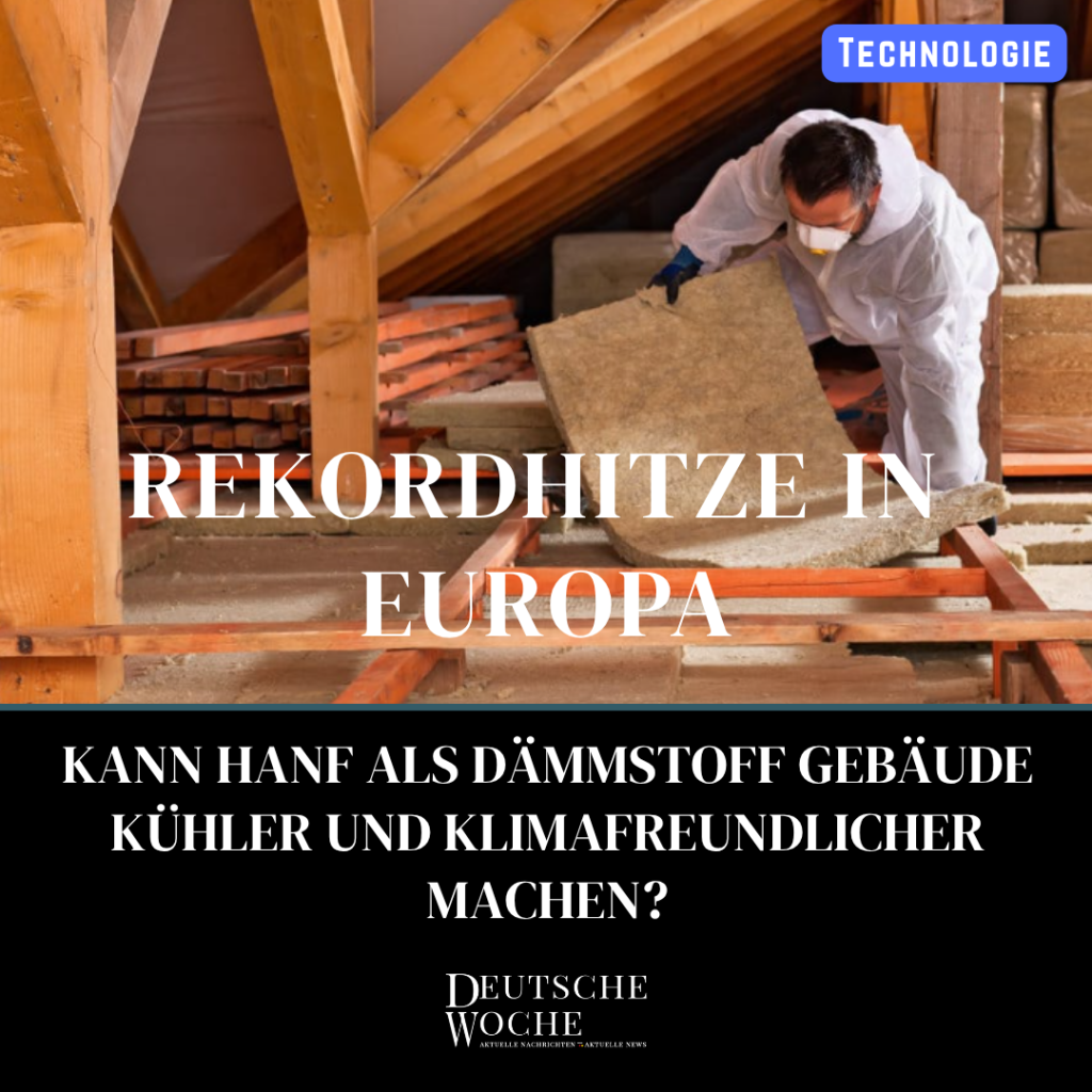 Rekordhitze in Europa: Kann Hanf als Dämmstoff Gebäude kühler und klimafreundlicher machen? Rekordhitze in Europa: Kann Hanf als Dämmstoff Gebäude kühler und klimafreundlicher machen?