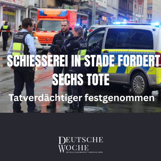 Schießerei in Stade fordert sechs Tote – Tatverdächtiger festgenommen Schießerei in Stade fordert sechs Tote – Tatverdächtiger festgenommen