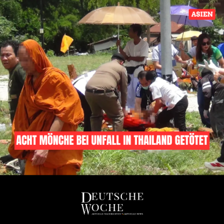 Acht Mönche bei Unfall in Thailand getötet Acht Mönche bei Unfall in Thailand getötet