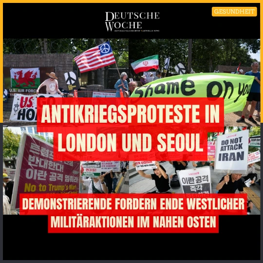 Antikriegsproteste in London und Seoul: Demonstrierende fordern Ende westlicher Militäraktionen im Nahen Osten Antikriegsproteste in London und Seoul: Demonstrierende fordern Ende westlicher Militäraktionen im Nahen Osten