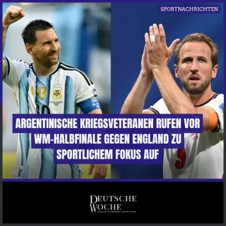 Argentinische Kriegsveteranen rufen vor WM-Halbfinale gegen England zu sportlichem Fokus auf Argentinische Kriegsveteranen rufen vor WM-Halbfinale gegen England zu sportlichem Fokus auf