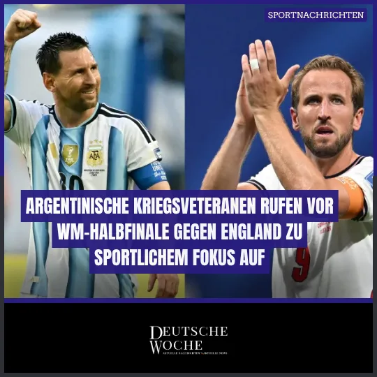 Argentinische Kriegsveteranen rufen vor WM-Halbfinale gegen England zu sportlichem Fokus auf Argentinische Kriegsveteranen rufen vor WM-Halbfinale gegen England zu sportlichem Fokus auf