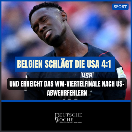 Belgien schlägt die USA 4:1 und erreicht das WM-Viertelfinale nach US-Abwehrfehlern Belgien schlägt die USA 4:1 und erreicht das WM-Viertelfinale nach US-Abwehrfehlern