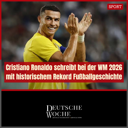 Cristiano Ronaldo schreibt bei der WM 2026 mit historischem Rekord Fußballgeschichte Cristiano Ronaldo schreibt bei der WM 2026 mit historischem Rekord Fußballgeschichte