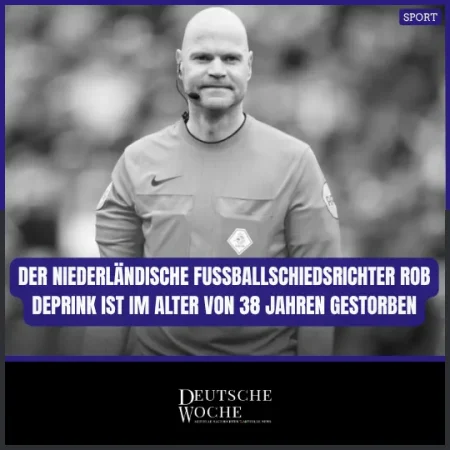 Der niederländische Fußballschiedsrichter Rob Deprink ist im Alter von 38 Jahren gestorben. Der niederländische Fußballschiedsrichter Rob Deprink ist im Alter von 38 Jahren gestorben.