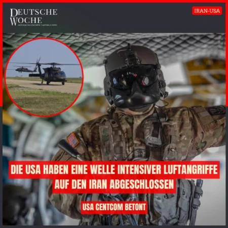 Die USA haben eine Welle intensiver Luftangriffe auf den Iran abgeschlossen
