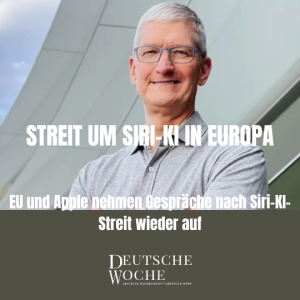 EU und Apple führen konstruktive Gespräche nach Streit um Siri-KI in Europa EU und Apple nehmen Gespräche nach Siri-KI-Streit wieder auf