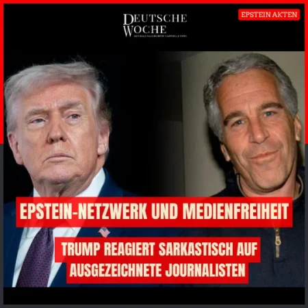 Epstein-Netzwerk und Medienfreiheit: Trump reagiert sarkastisch auf ausgezeichnete Journalisten