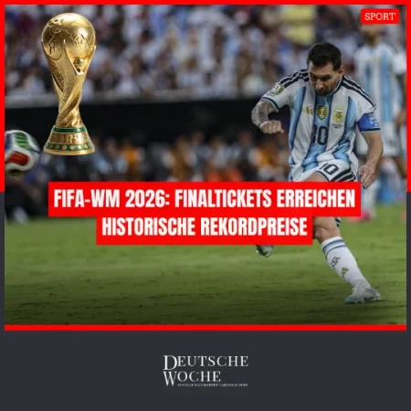 FIFA-WM 2026: Finaltickets erreichen historische Rekordpreise FIFA-WM 2026: Finaltickets erreichen historische Rekordpreise