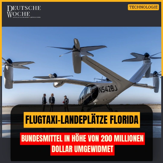 Flugtaxi-Landeplätze Florida: Bundesmittel in Höhe von 200 Millionen Dollar umgewidmet Flugtaxi-Landeplätze Florida: Bundesmittel in Höhe von 200 Millionen Dollar umgewidmet