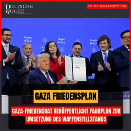 Gaza-Friedensrat veröffentlicht Fahrplan zur Umsetzung des Waffenstillstands