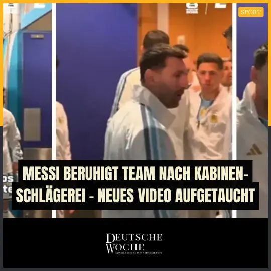 Messi beruhigt Team nach Kabinen-Schlägerei – Neues Video aufgetaucht Messi beruhigt Team nach Kabinen-Schlägerei – Neues Video aufgetaucht