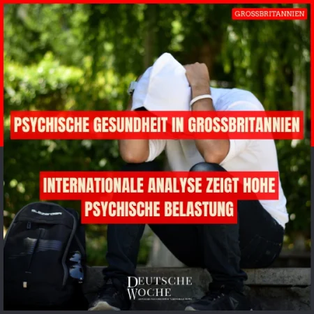 Psychische Gesundheit in Großbritannien: Internationale Analyse zeigt hohe psychische Belastung