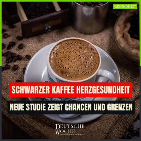 Schwarzer Kaffee Herzgesundheit: Neue Studie zeigt Chancen und Grenzen Schwarzer Kaffee Herzgesundheit: Neue Studie zeigt Chancen und Grenzen