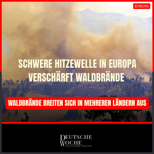 Schwere Hitzewelle in Europa verschärft Waldbrände – Tausende Menschen evakuiert Schwere Hitzewelle in Europa verschärft Waldbrände – Tausende Menschen evakuiert