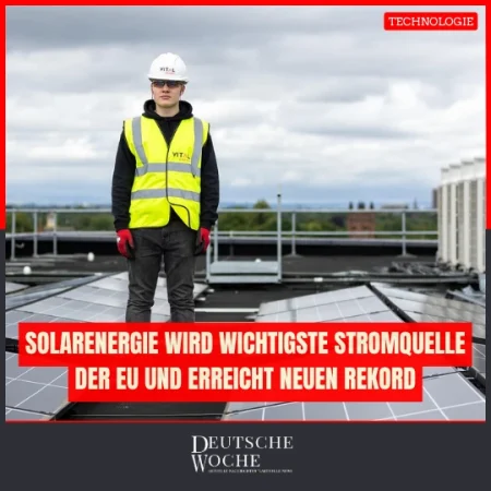 Solarenergie wird wichtigste Stromquelle der EU und erreicht neuen Rekord Solarenergie wird wichtigste Stromquelle der EU und erreicht neuen Rekord