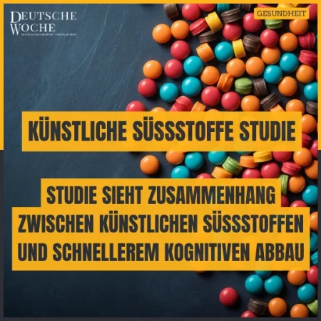 Studie sieht Zusammenhang zwischen künstlichen Süßstoffen und schnellerem kognitiven Abbau