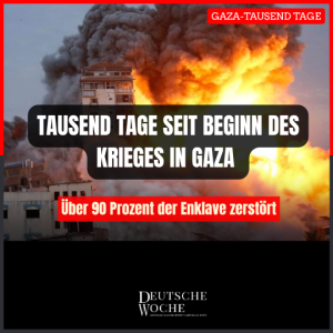 Tausend Tage seit Beginn des Krieges in Gaza: Über 90 Prozent der Enklave zerstört Tausend Tage seit Beginn des Krieges in Gaza Über 90 Prozent der Enklave zerstört
