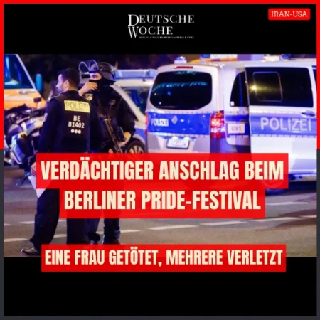 Verdächtiger Anschlag beim Berliner Pride-Festival Eine Frau getötet, mehrere verletzt