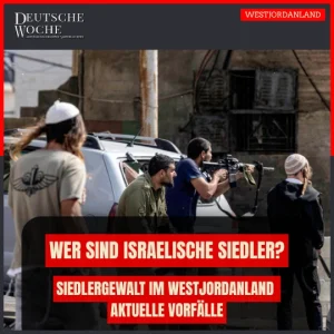 Wer sind israelische Siedler?