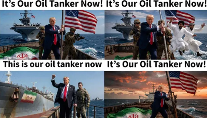 Neue Bedrohungen für den Iran mit Trumps KI-Bildern