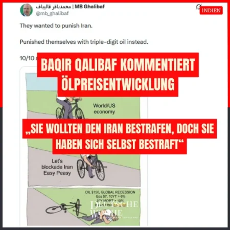 „Sie wollten den Iran bestrafen, doch sie haben sich selbst bestraft“: Baqir Qalibaf kommentiert Ölpreis-Entwicklung
