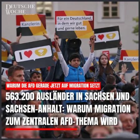 563.200 Ausländer in Sachsen und Sachsen-Anhalt: Warum Migration zum zentralen AfD-Thema wird