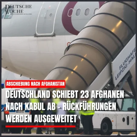 Deutschland schiebt 23 Afghanen nach Kabul ab – Rückführungen werden ausgeweitet Deutschland schiebt 23 Afghanen nach Kabul ab – Rückführungen werden ausgeweitet