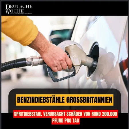 Benzindiebstähle Großbritannien: Spritdiebstahl verursacht Schäden von rund 200.000 Pfund pro Tag Benzindiebstähle Großbritannien: Spritdiebstahl verursacht Schäden von rund 200.000 Pfund pro Tag