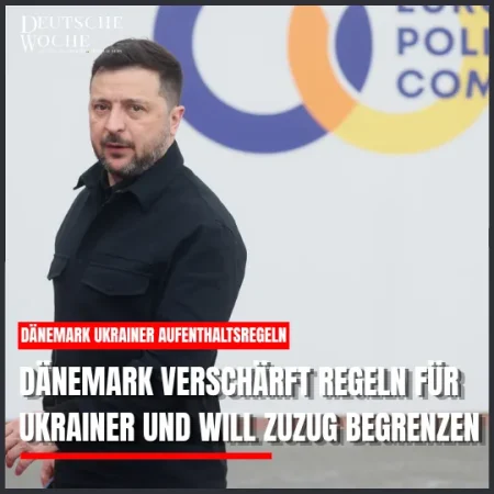 Dänemark verschärft Regeln für Ukrainer und will Zuzug begrenzen