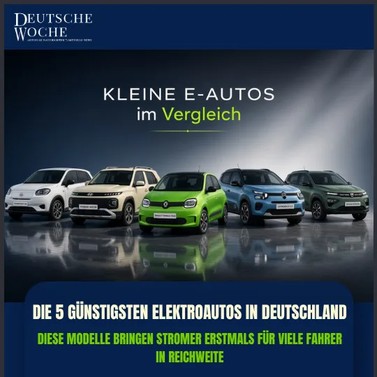 Die 5 günstigsten Elektroautos in Deutschland Diese Modelle bringen Stromer erstmals für viele Fahrer in Reichweite