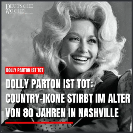 Dolly Parton ist tot Country-Ikone stirbt im Alter von 80 Jahren in Nashville