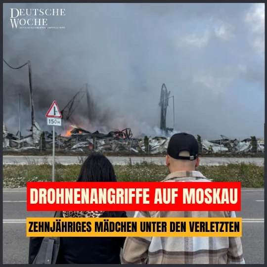 Drohnenangriffe auf Moskau: Zehnjähriges Mädchen unter den Verletzten Drohnenangriffe auf Moskau: Zehnjähriges Mädchen unter den Verletzten