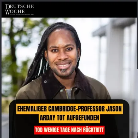 Ehemaliger Cambridge-Professor Jason Arday tot aufgefunden