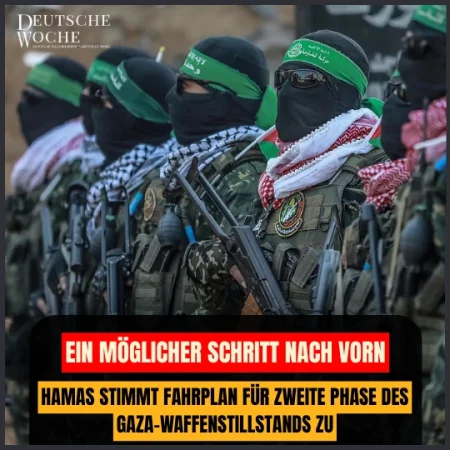 Hamas stimmt Fahrplan für zweite Phase des Gaza-Waffenstillstands zu