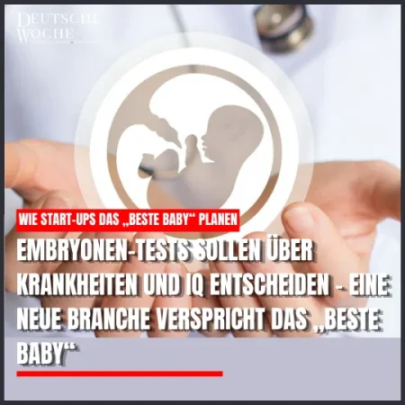 Embryonen-Tests: Wie Start-ups das „beste Baby“ planen
