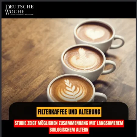 Filterkaffee und Alterung: Studie zeigt möglichen Zusammenhang mit langsamerem biologischem Altern