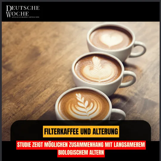 Filterkaffee und Alterung: Studie zeigt möglichen Zusammenhang mit langsamerem biologischem Altern Filterkaffee und Alterung: Studie zeigt möglichen Zusammenhang mit langsamerem biologischem Altern