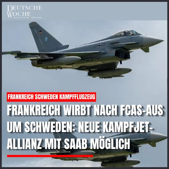Nach dem FCAS-Aus: Frankreich sucht ein neues Kampfflugzeug – und Schweden rückt ins Zentrum