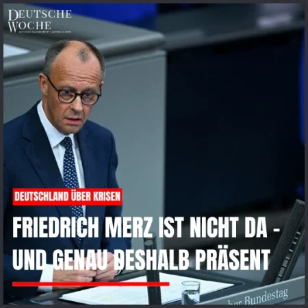 Friedrich Merz ist nicht da – und genau deshalb präsent