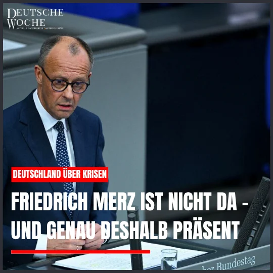 Friedrich Merz ist nicht da – und genau deshalb präsent