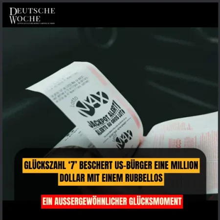 Glückszahl 7 beschert US-Bürger eine Million Dollar mit einem Rubbellos