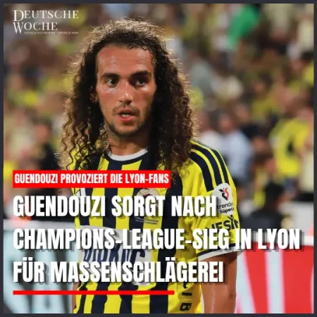 Guendouzi sorgt nach Champions-League-Sieg in Lyon für Massenschlägerei