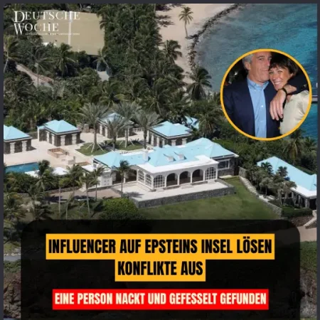 Influencer auf Epsteins Insel lösen Konflikte aus – eine Person nackt und gefesselt gefunden