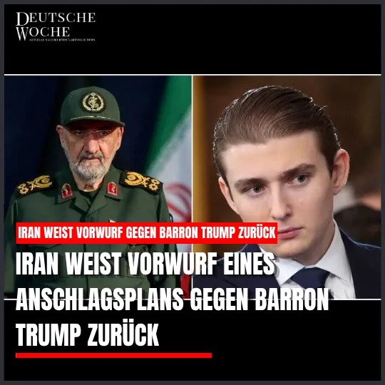 Iran weist Vorwurf eines Anschlagsplans gegen Barron Trump zurück