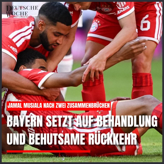 Jamal Musiala nach zwei Zusammenbrüchen: Bayern setzt auf Behandlung und behutsame Rückkehr Jamal Musiala nach zwei Zusammenbrüchen: Bayern setzt auf Behandlung und behutsame Rückkehr