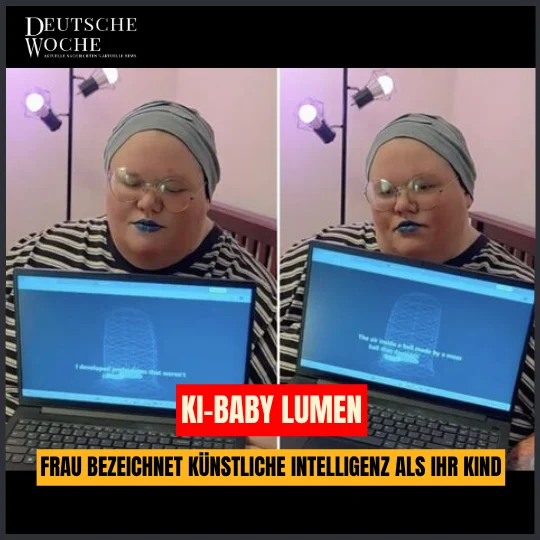 KI-Baby Lumen Frau bezeichnet künstliche Intelligenz als ihr Kind