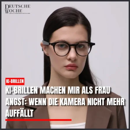 KI-Brillen machen mir als Frau Angst: Wenn die Kamera nicht mehr auffällt